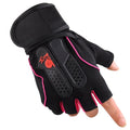 Gym Gloves Half Finger Breathable Weightlifting