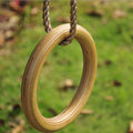 Outdoor Wooden Gymnastics Rings For Children